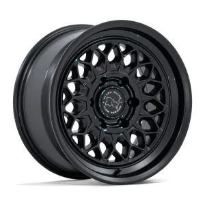 Black Rhino – BR034 GRAZ – Black – 17″x8.5″ 25mm – All weather Wheels – BR034MX17856825